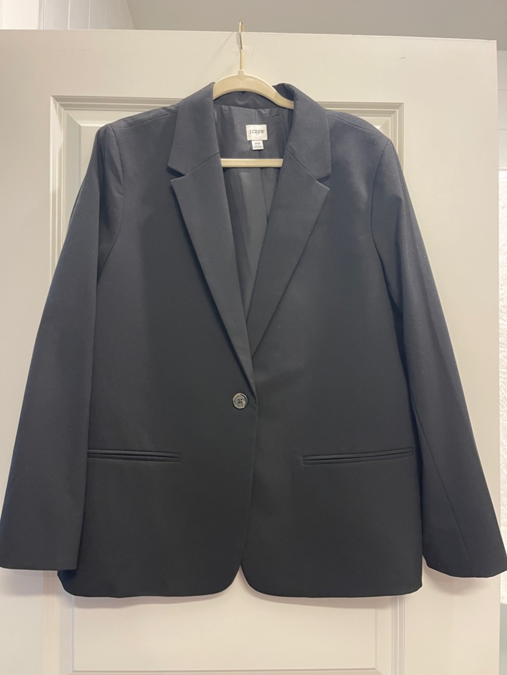 J. Crew NWOT Women’s Black Single-Button Blazer